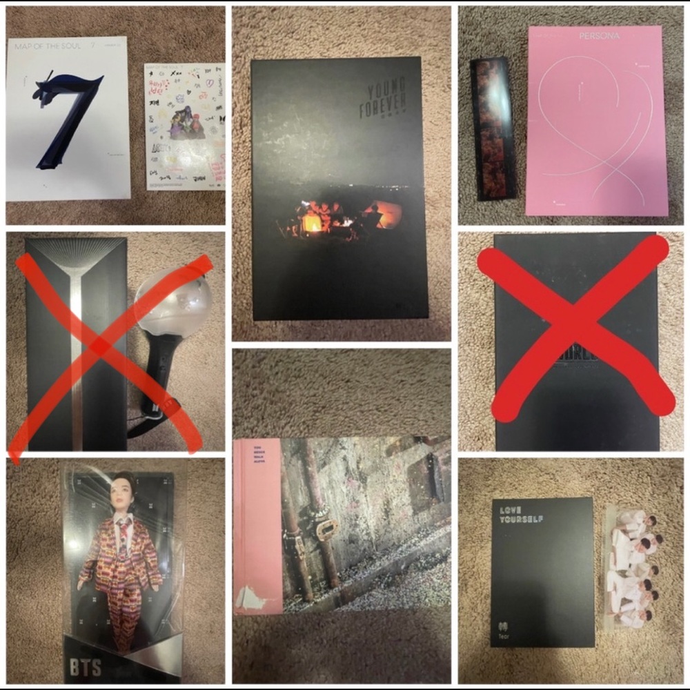 BTS albums-comment for prices